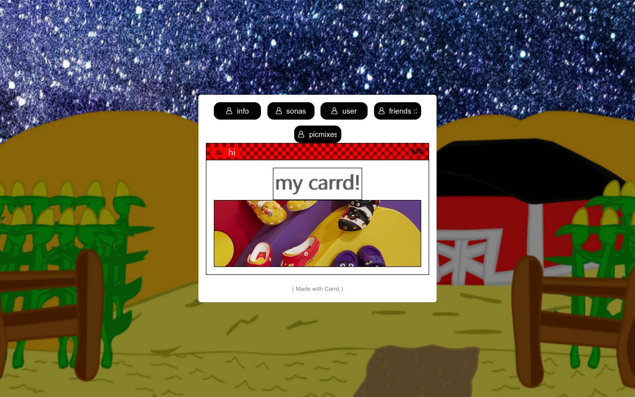 Carrd profile picture for @scag